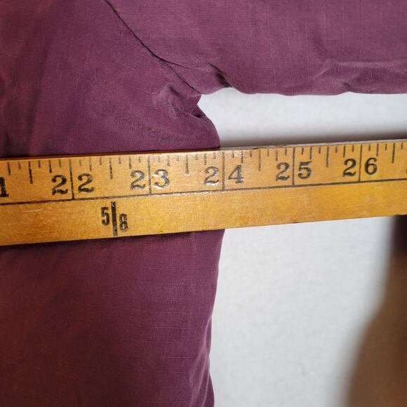 Free People Womens Rivington Sherpa Jacket Coat Size Small Red Outdoor Boho Fall - Picture 7 of 9